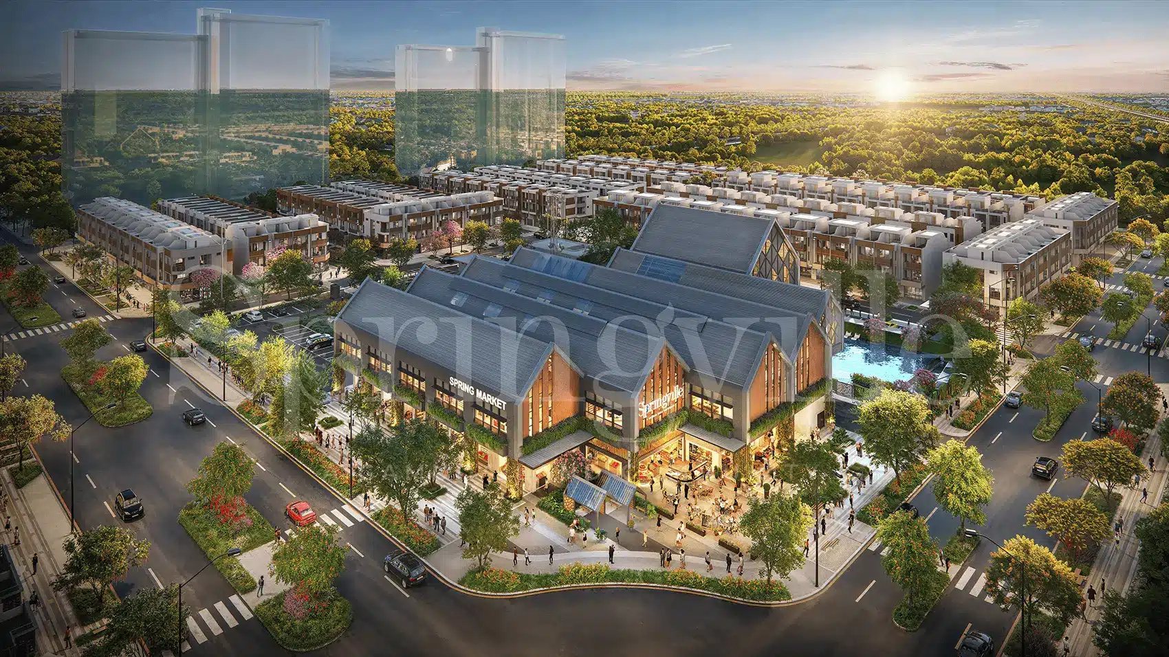 Spring Ville – Khu đô thị hiện đại, xanh mát, mang đến cuộc sống tiện nghi và đầy đủ tiện ích tại Nhơn Trạch, Đồng Nai.