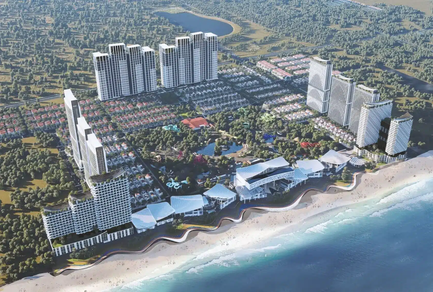 Toàn cảnh Dự án Blanca City tại Vũng Tàu, tâm điểm mới quy mô 96 ha, biểu tượng của thành phố biển.
