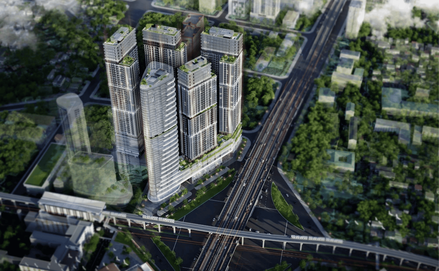 Sun Feliza Suites tại ngã tư Phạm Hùng, Xuân Thủy mang đến kết nối hoàn hảo và cuộc sống đẳng cấp.