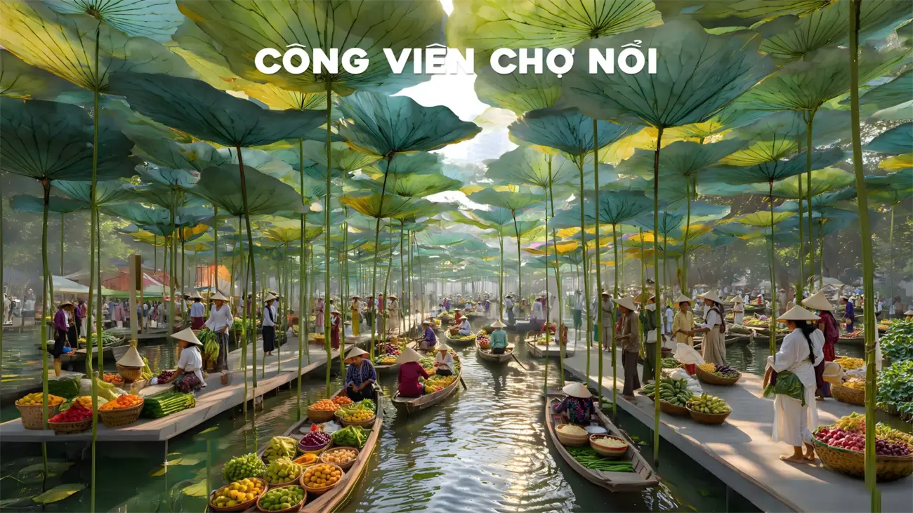 Công viên chợ nổi – thiên đường mua sắm và trải nghiệm văn hóa tại Charmora City, Khánh Hòa.