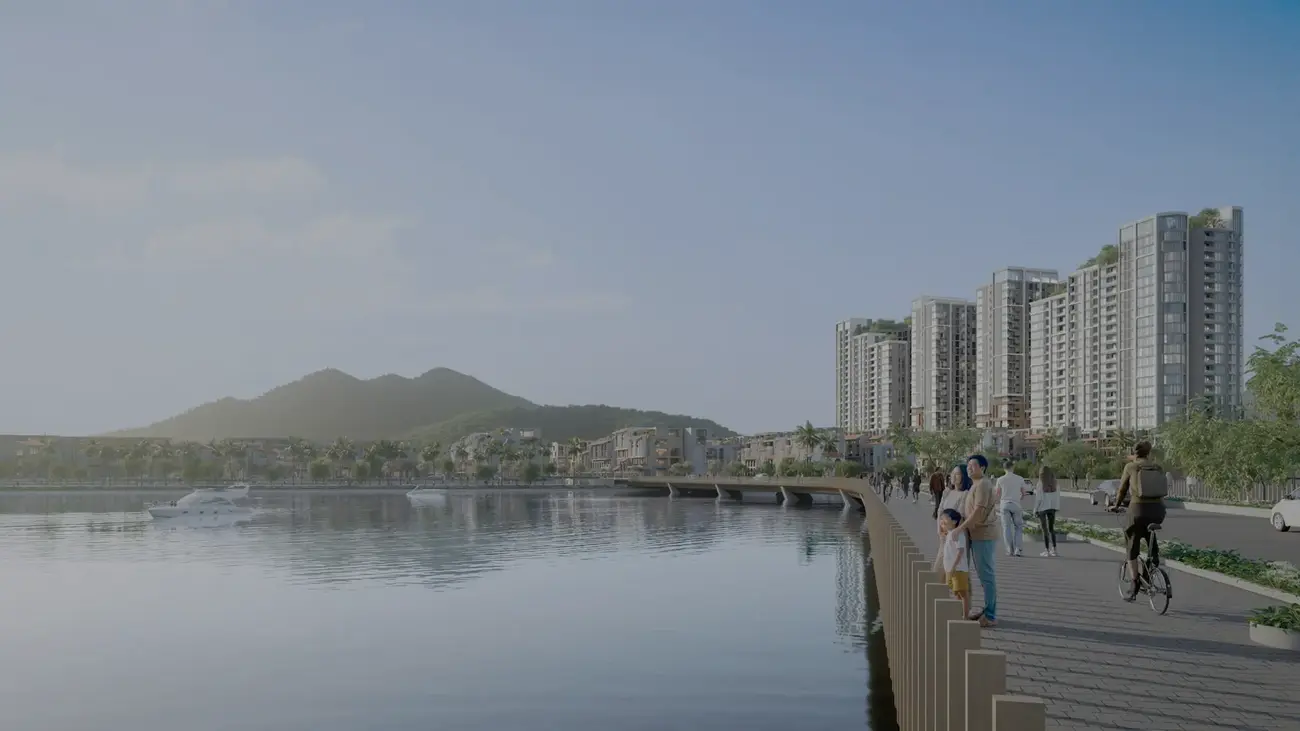 Khu đô thị hỗn hợp Charmora City: Sống xanh, đẳng cấp quốc tế bên sông và biển.